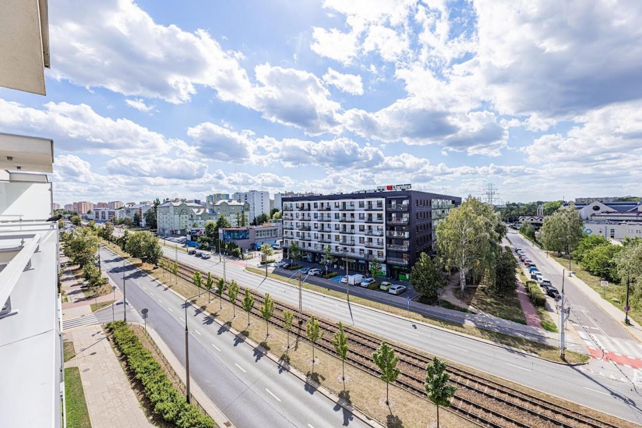 Fajny Apartament Z Parkingiem, Obok Metra. Warsaw Luaran gambar