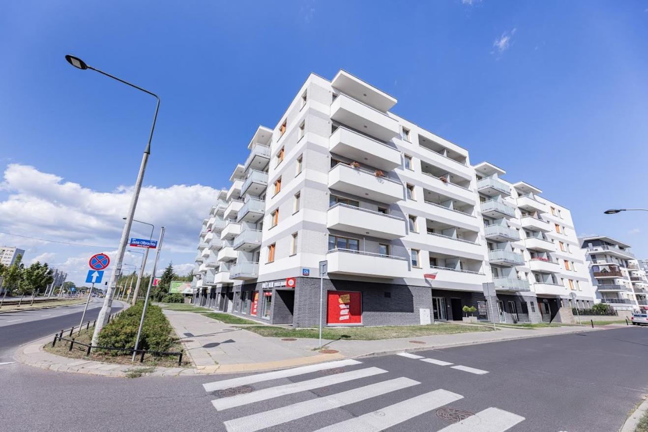 Fajny Apartament Z Parkingiem, Obok Metra. Warsaw Luaran gambar